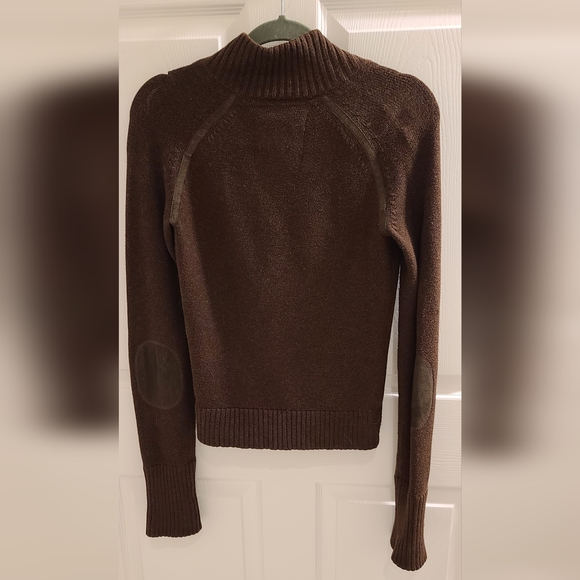 Abercrombie & Fitch A&F Brown Zip Jacket Size Large - Picture 3 of 3